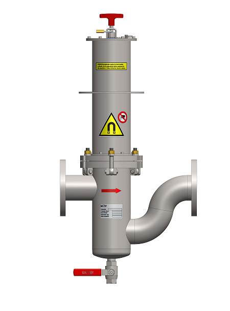 Průtokový magnetický separátor MF - UP